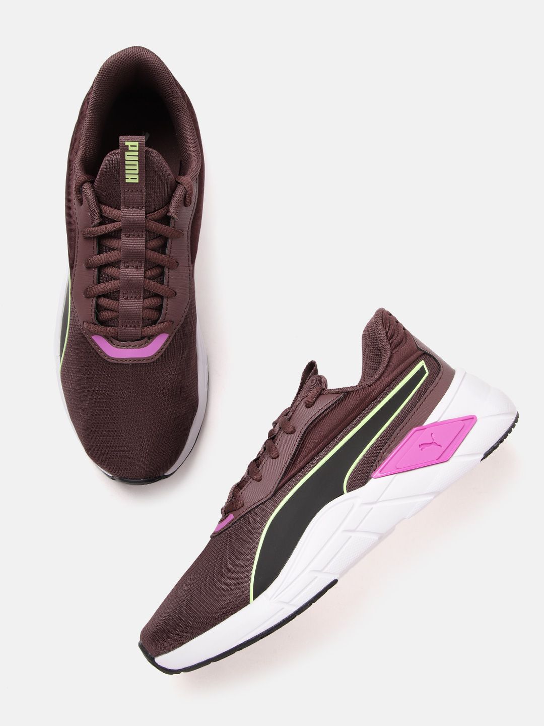 Puma Women Purple Textile Training or Gym Shoes Price in India