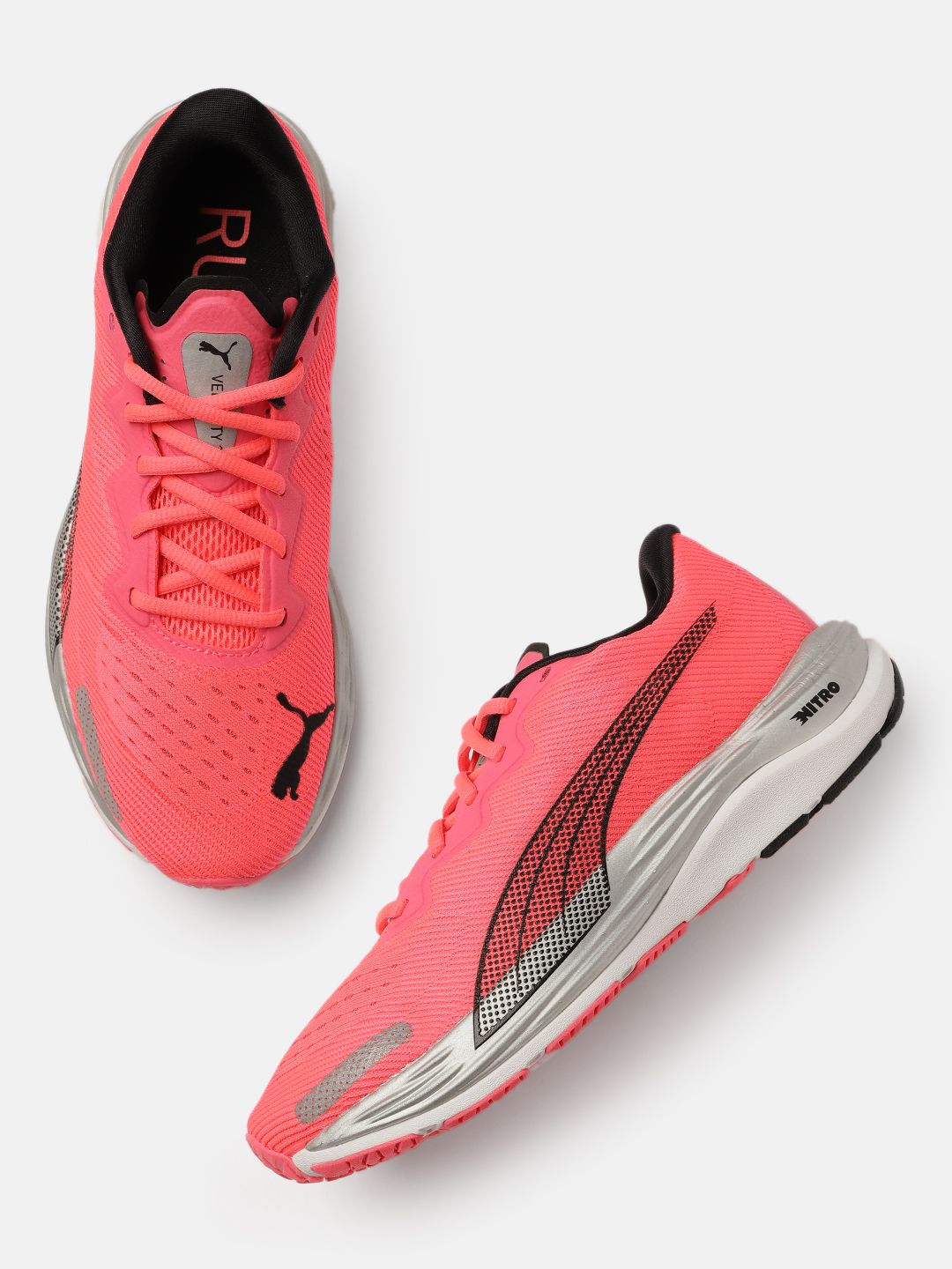 Puma Women Pink Velocity Nitro 2 Running Shoes Price in India