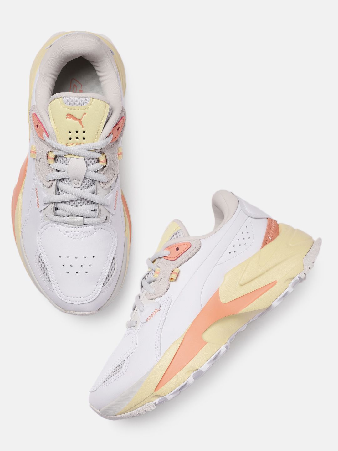 Puma Women White Orkid Sneakers Price in India