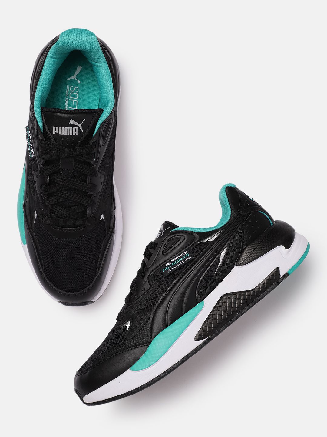 PUMA Motorsport Men Black Mercedes AMG Petronas F1 X-Ray Speed Sneakers