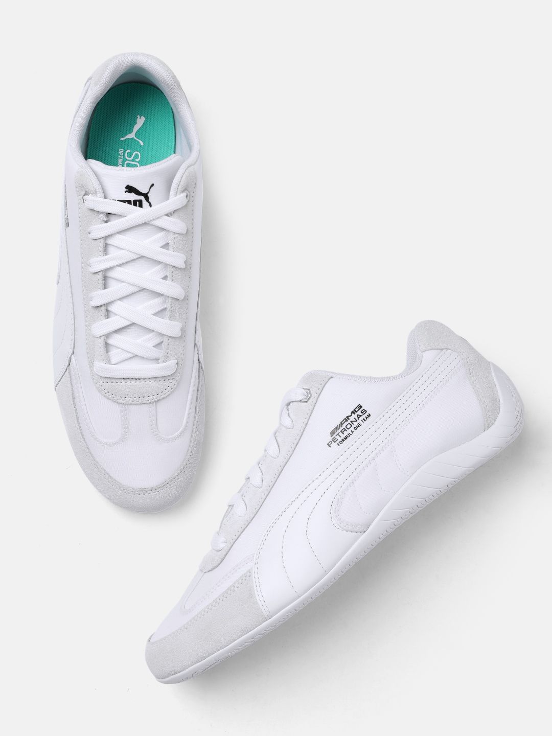 PUMA Motorsport Unisex White Mercedes AMG Petronas F1 Sneakers Price in India