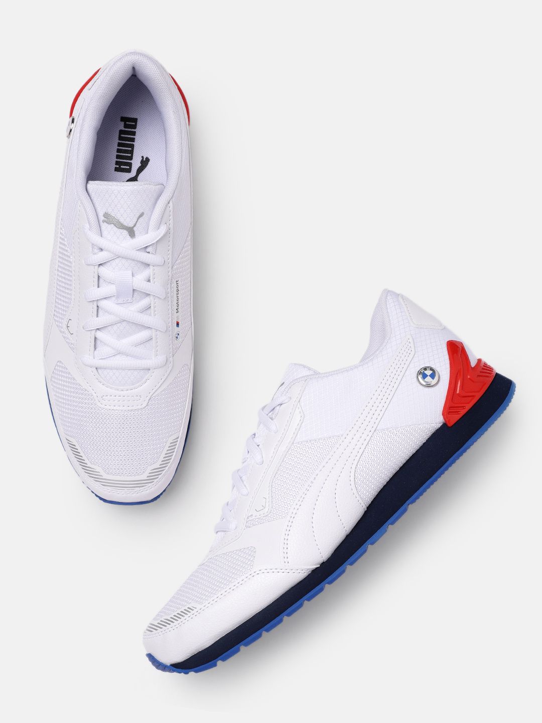 PUMA Motorsport Unisex White BMW MMS Track Racer Sneakers Price in India