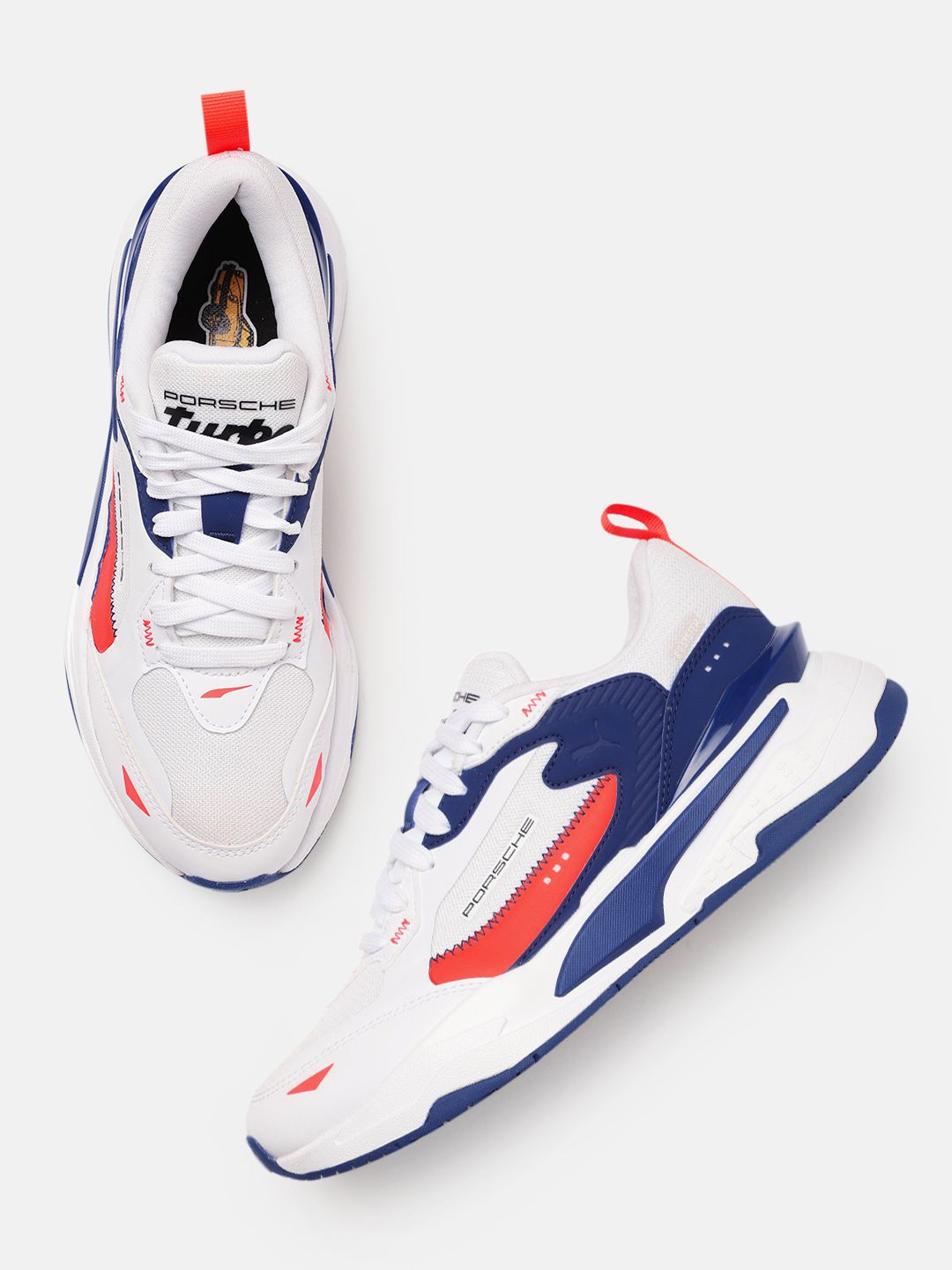 PUMA Motorsport Unisex White & Blue PL RS-Fast MS Sneakers Price in India