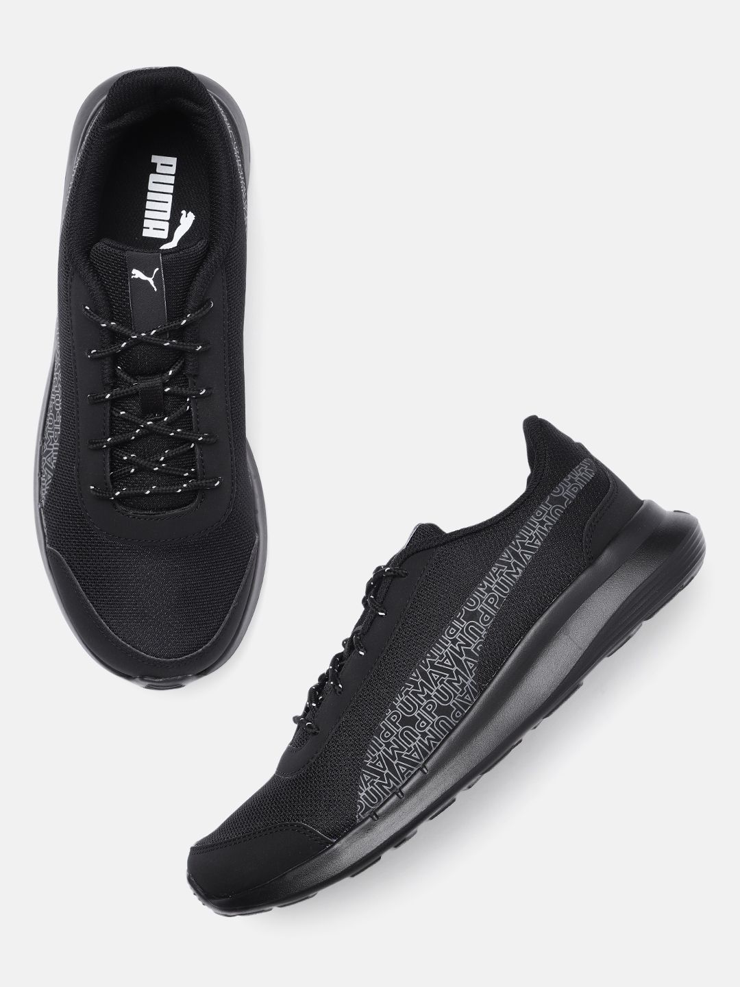 Puma Unisex Black Solid Regular Daze V2 Casual Sneakers Price in India