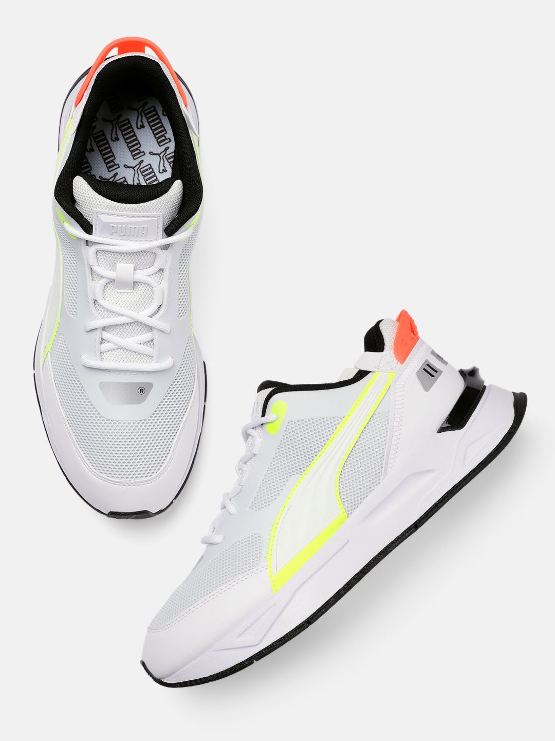Puma Unisex White Mirage Sport Tech Laser Tag Sneakers Price in India