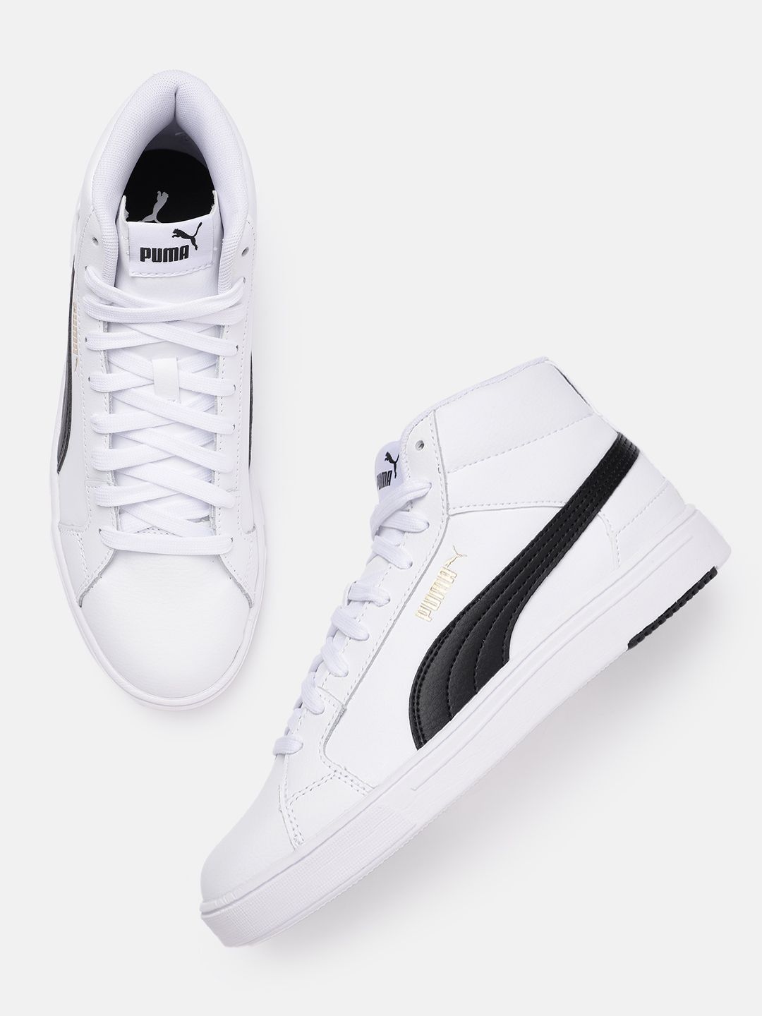 Puma Unisex Mid-Top Leather Sneakers Price in India