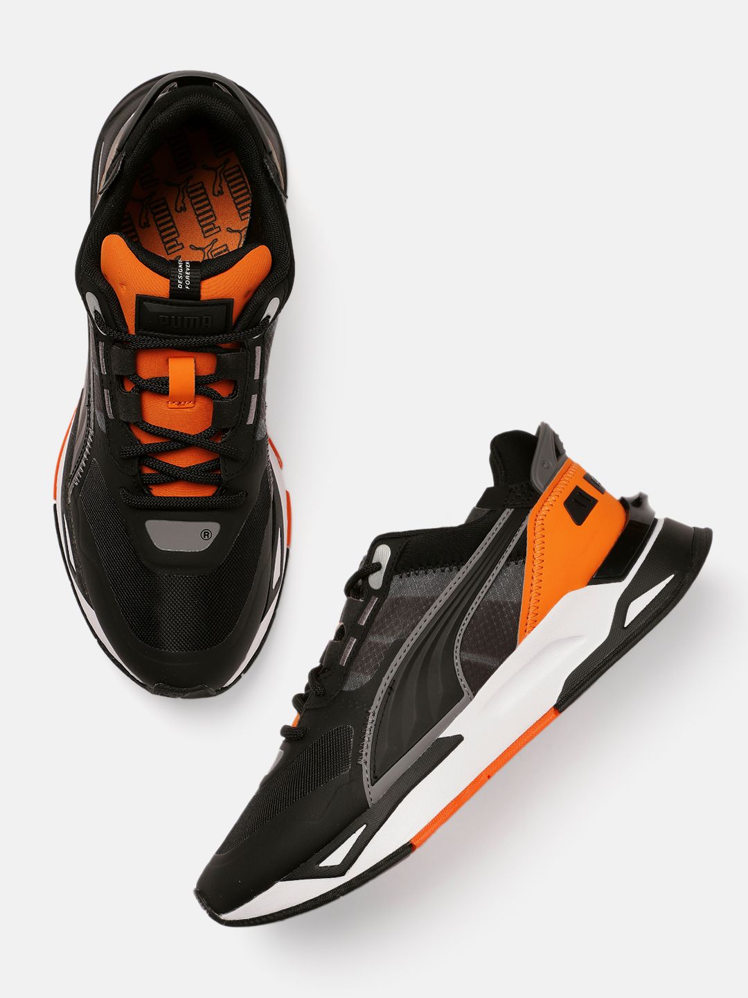 Puma Unisex Black Mirage Sport Tech Neon Sneakers Price in India