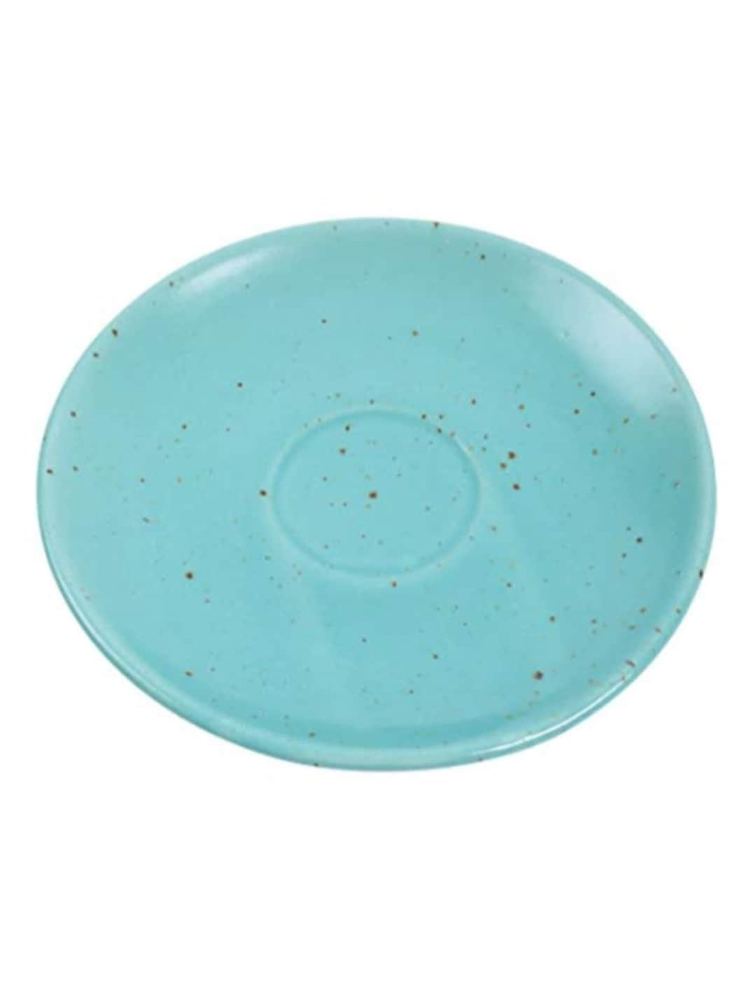 Chumbak Teal & 1 Pieces Ceramic Matte Plates Price in India