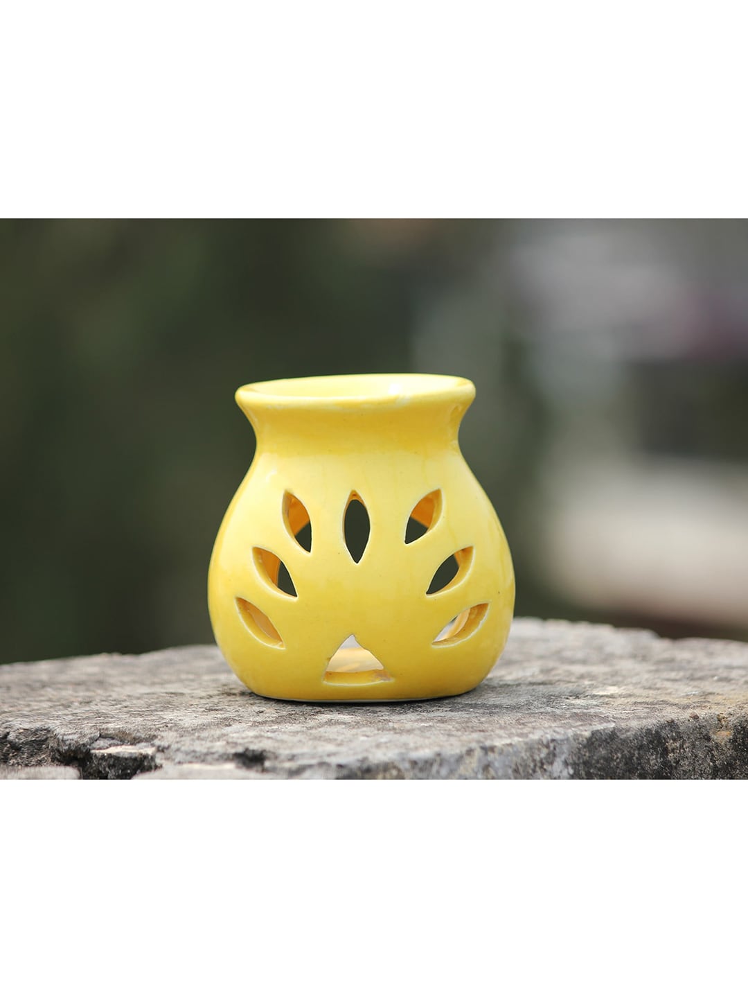 Brahmz Yellow Ceramic Aroma Oil Diffusers Price in India