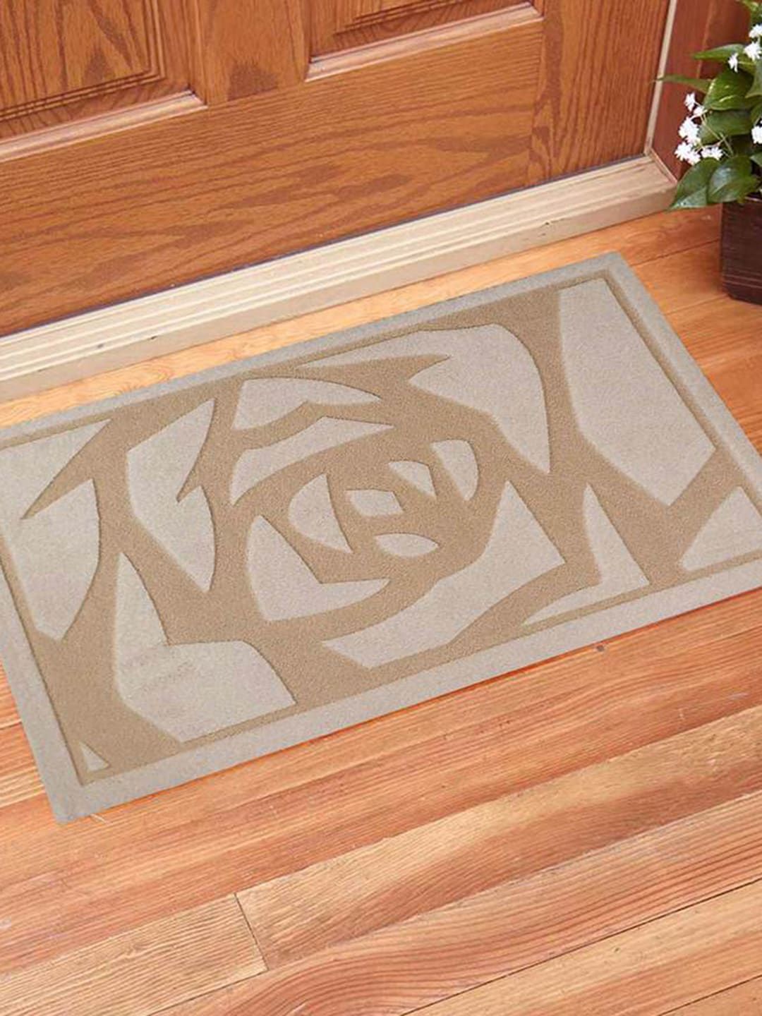 Gallery99 Beige Abstract Printed Doormats Price in India