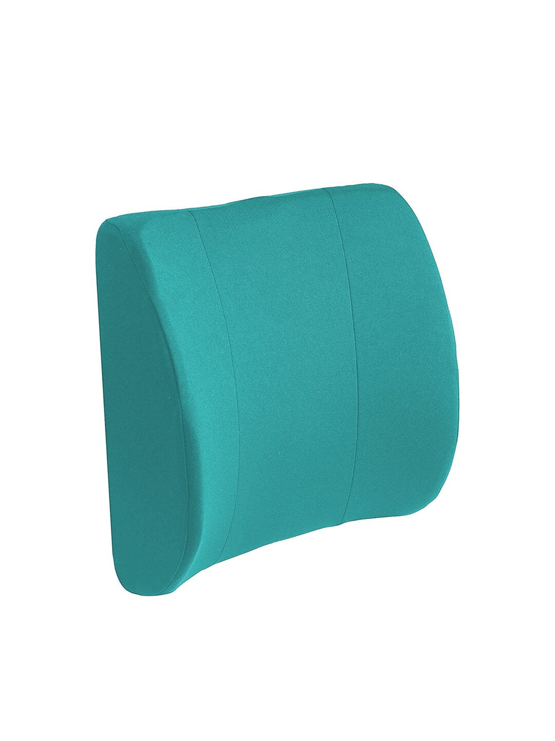 Pum Pum Sky-Blue Solid Memory Foam Therapedic Backrest Lumbar Pillow Price in India