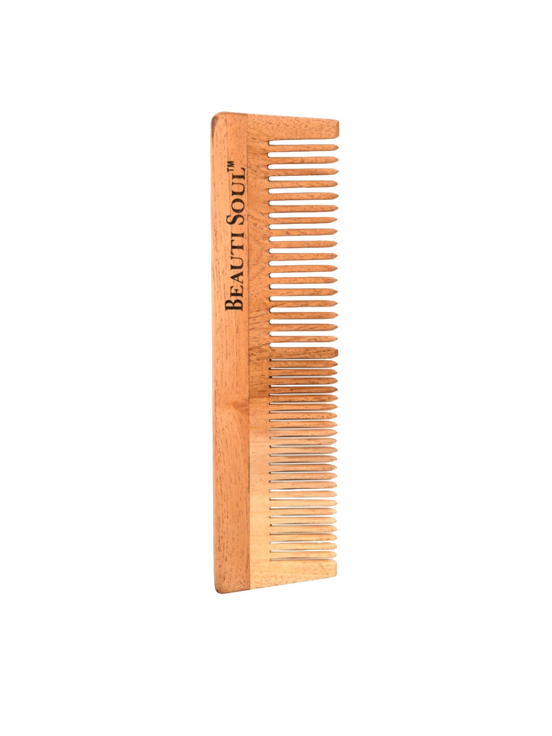 Beautisoul Brown Lily Wood Comb Price in India