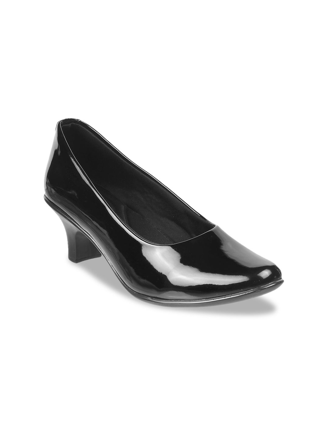 Metro Women Black Block Pumps Price in India