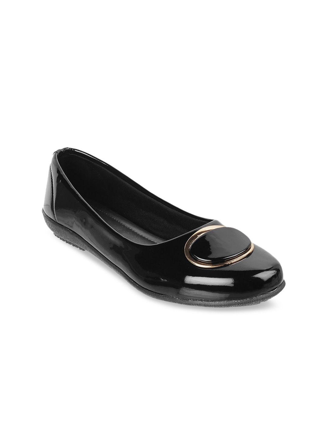 WALKWAY by Metro Women Black Flats Price in India