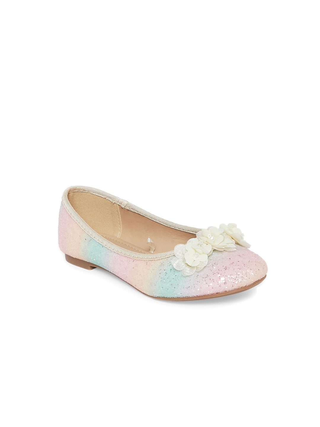 Pantaloons Junior Girls Multicoloured Bows Flats Price in India
