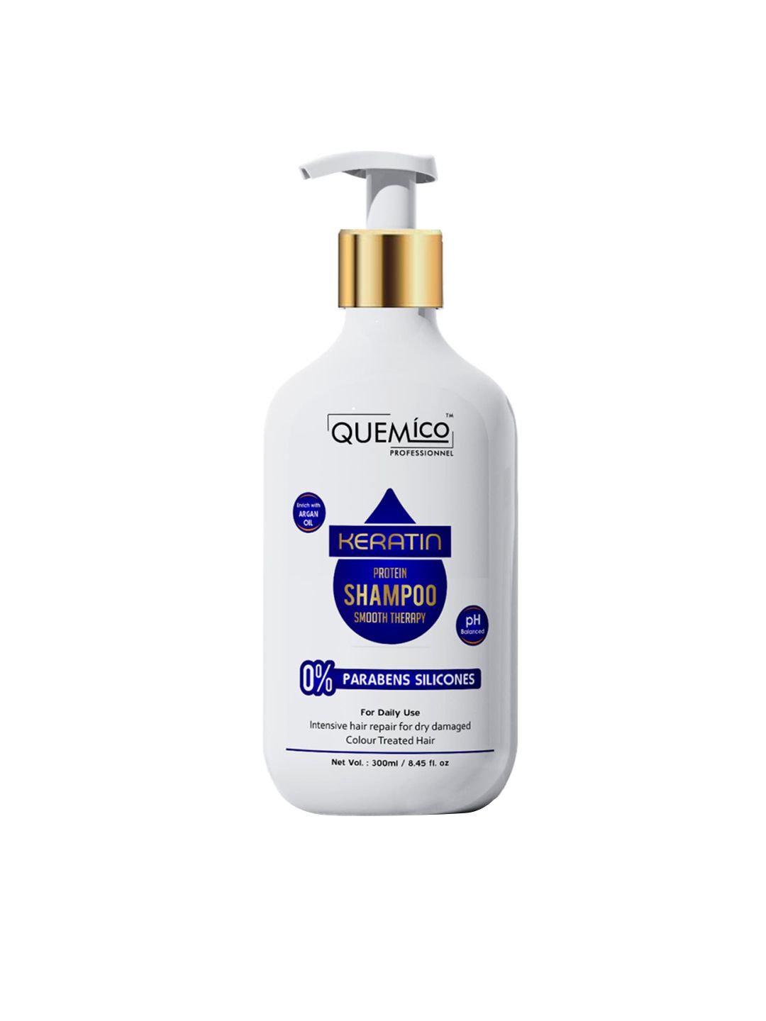 Quemico Professionnel Keratin Protein Smooth Shampoo 300ml Price in India