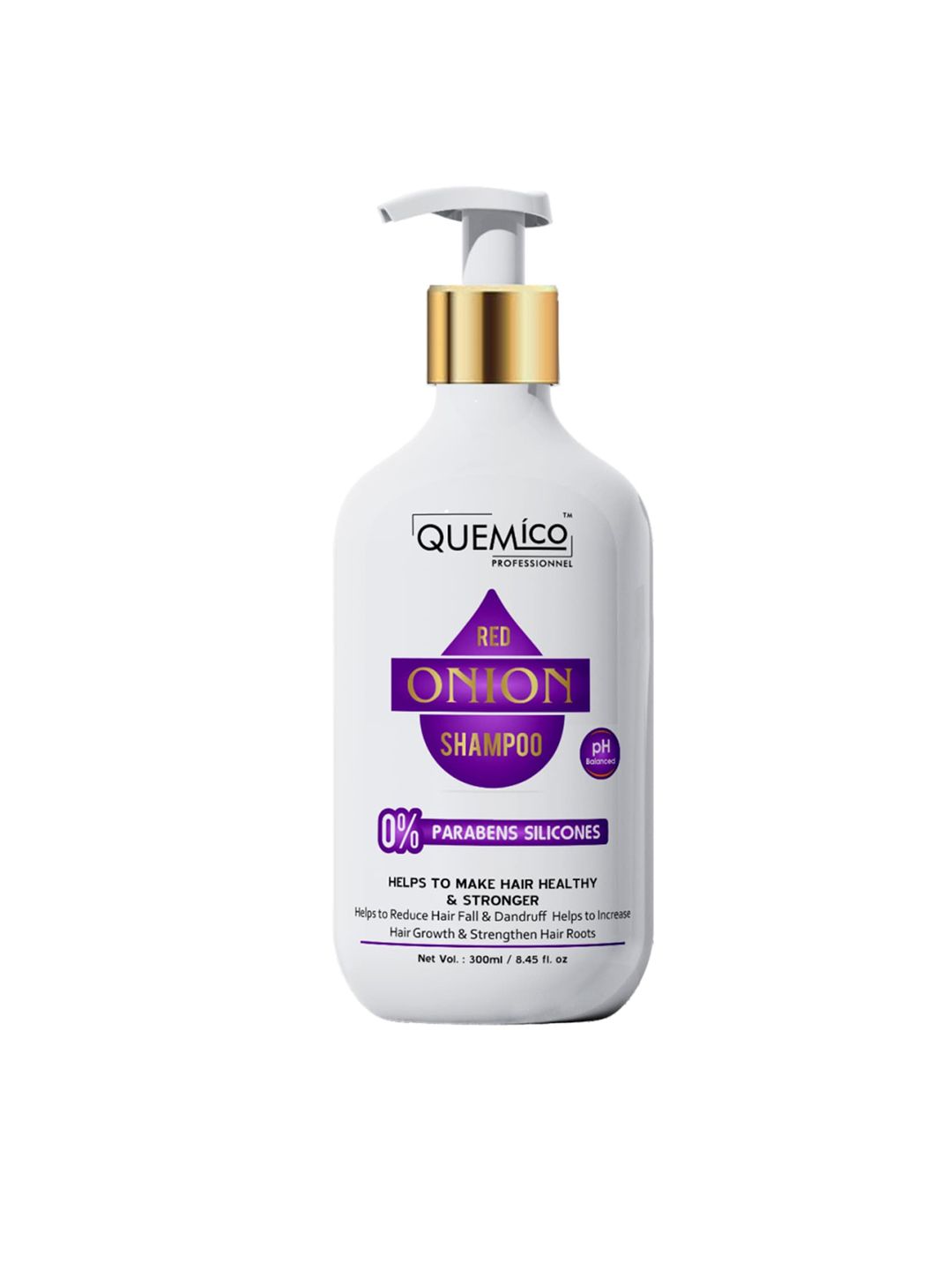 Quemico Professionnel Hair Growth Red Onion Shampoo 300ml Price in India