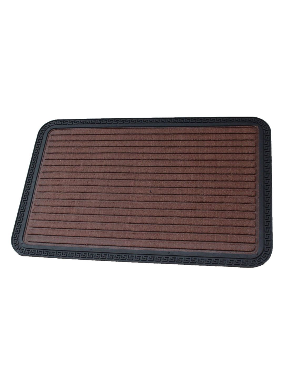 LUXEHOME INTERNATIONAL Brown Solid Anti-Skid Doormats Price in India