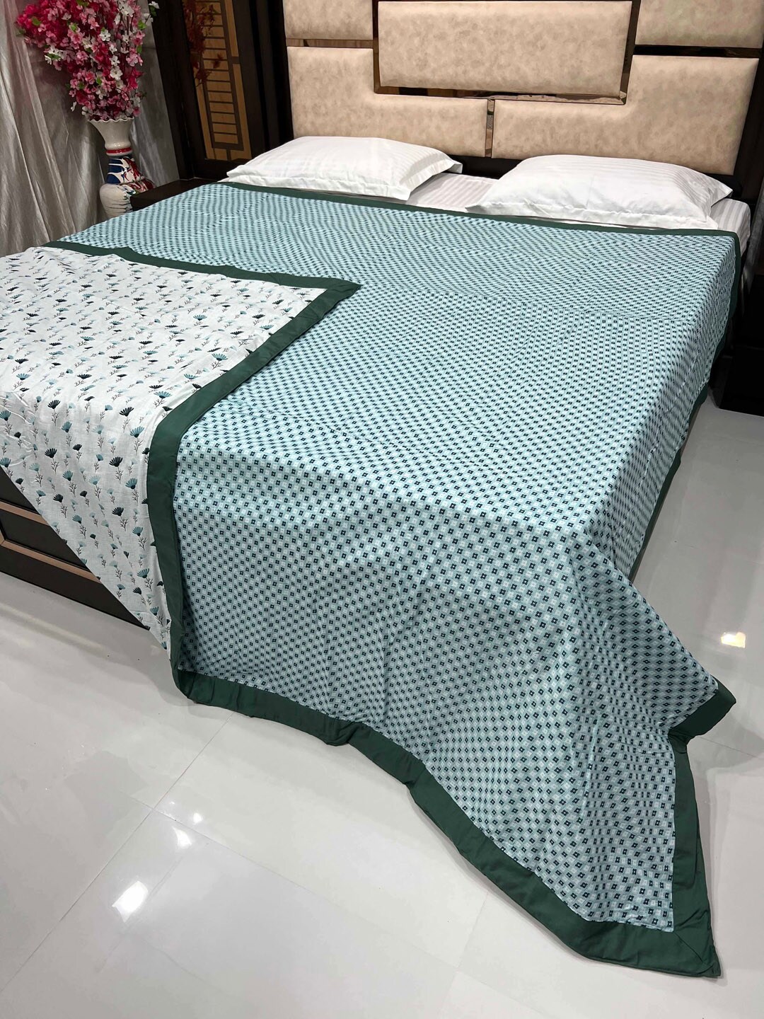 Pure Decor Unisex Green Blankets Dohars Price in India