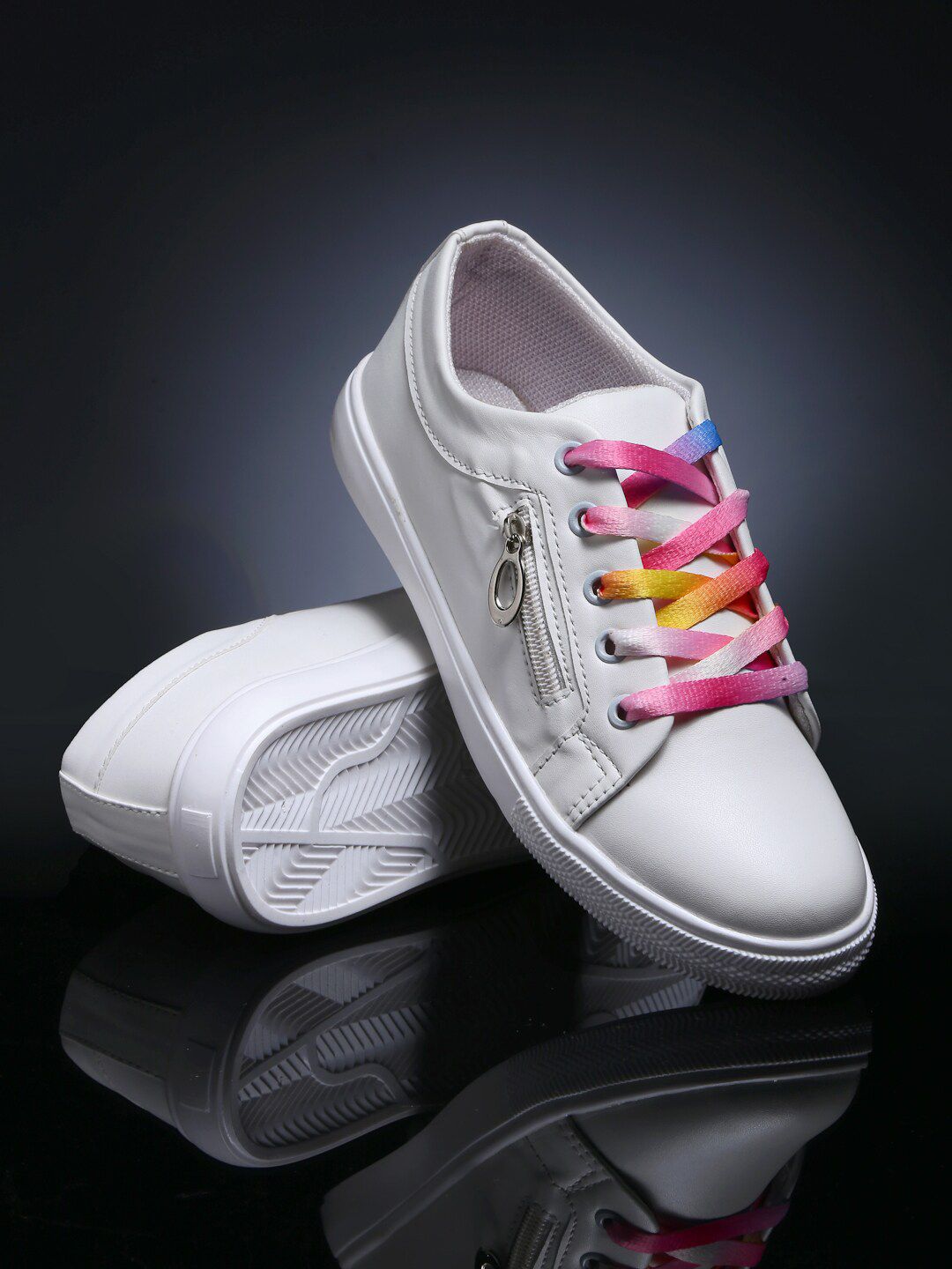 sneakers villa Women White Driving Shoes Price in India