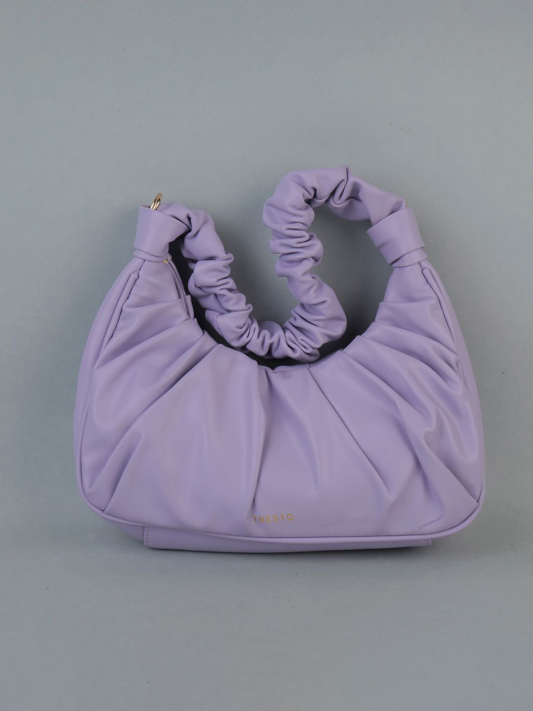 THESTO Purple women PU Structured Shoulder Bag Price in India