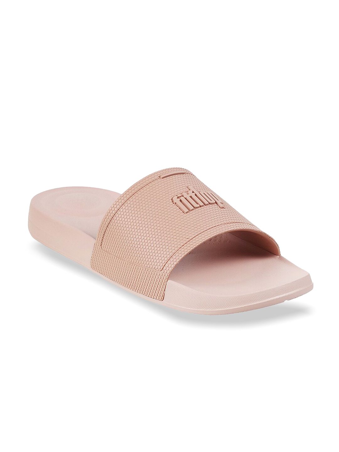 fitflop Women Beige Rubber Sliders Price in India