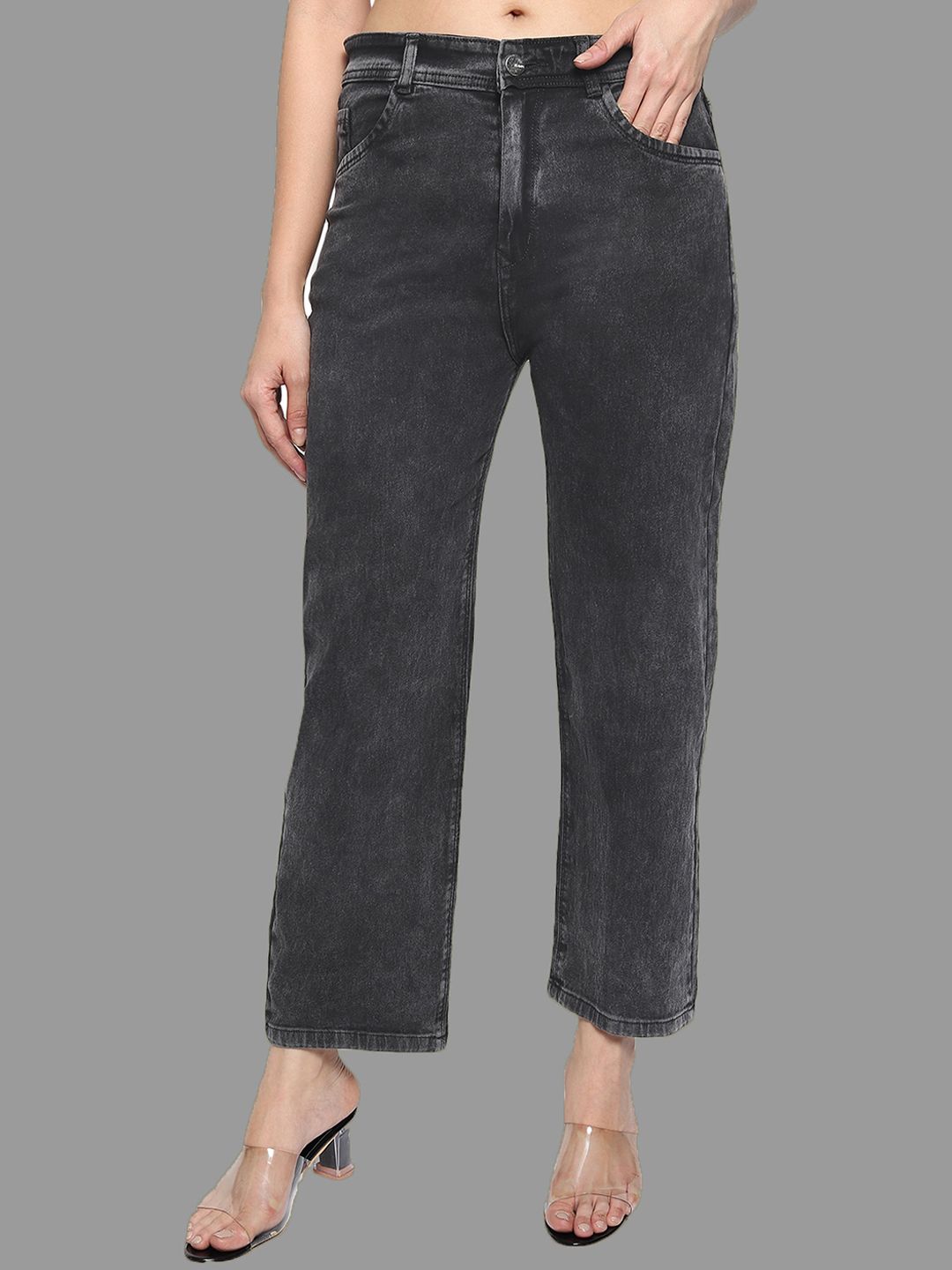 LIVE OK Women Boyfriend Fit High-Rise Stretchable Jeans Price in India