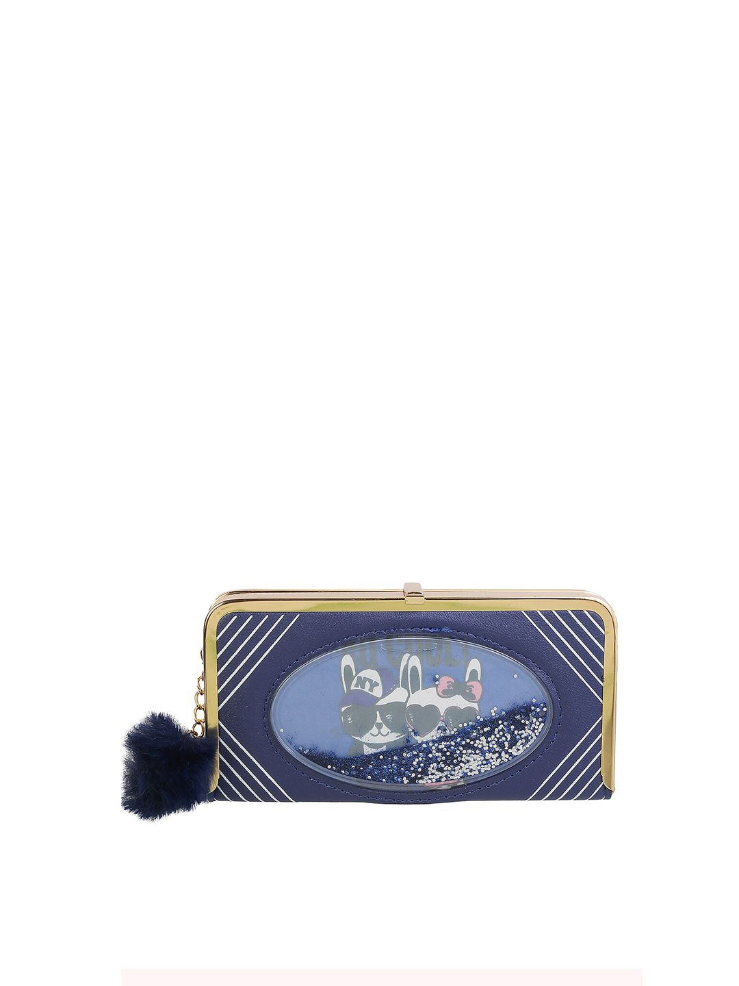 WALKWAY by Metro Women Blue Printed Embellished Envelope Price in India