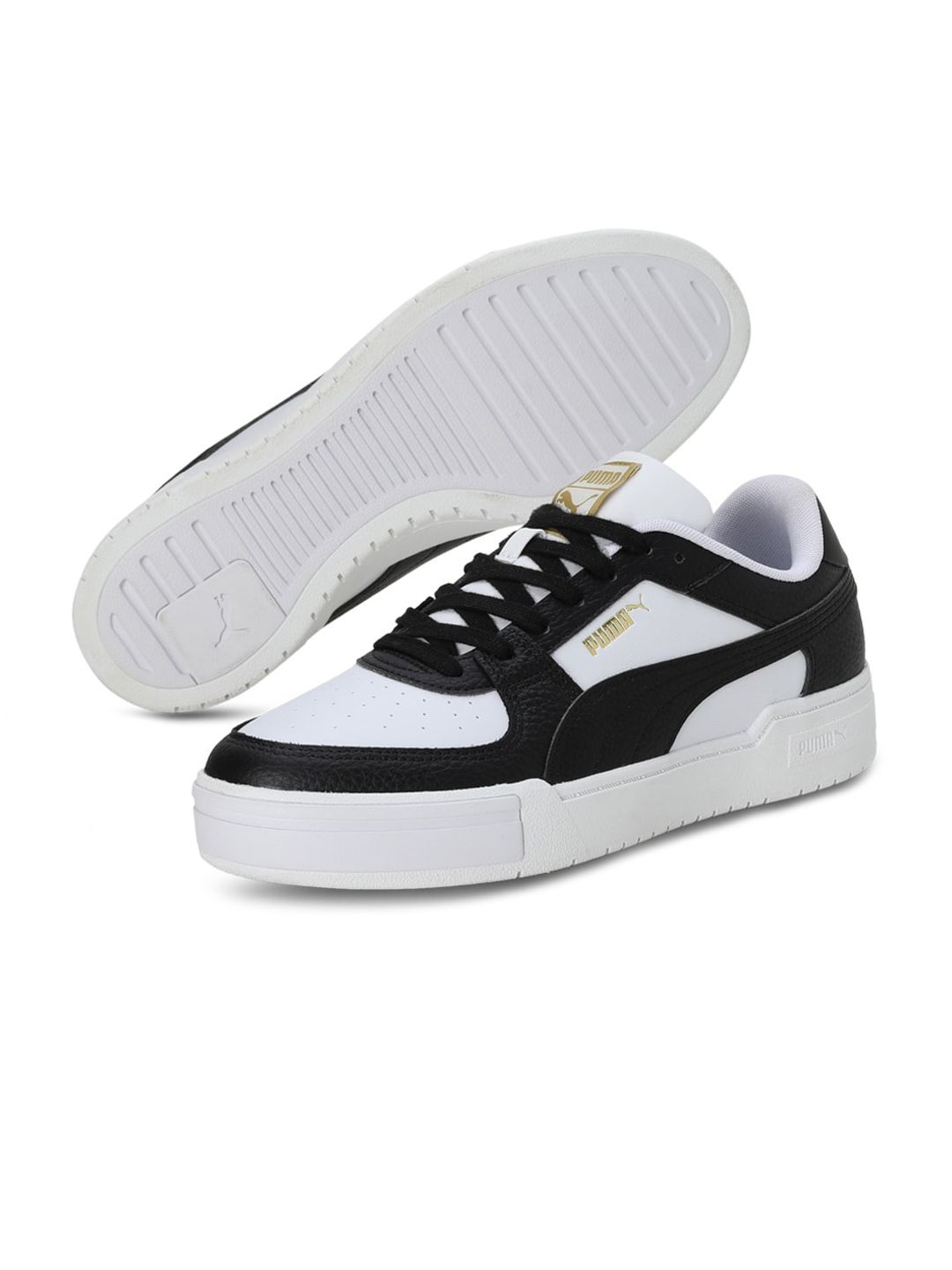 Puma White & Black Color-Blocked Casual Shoes Price in India