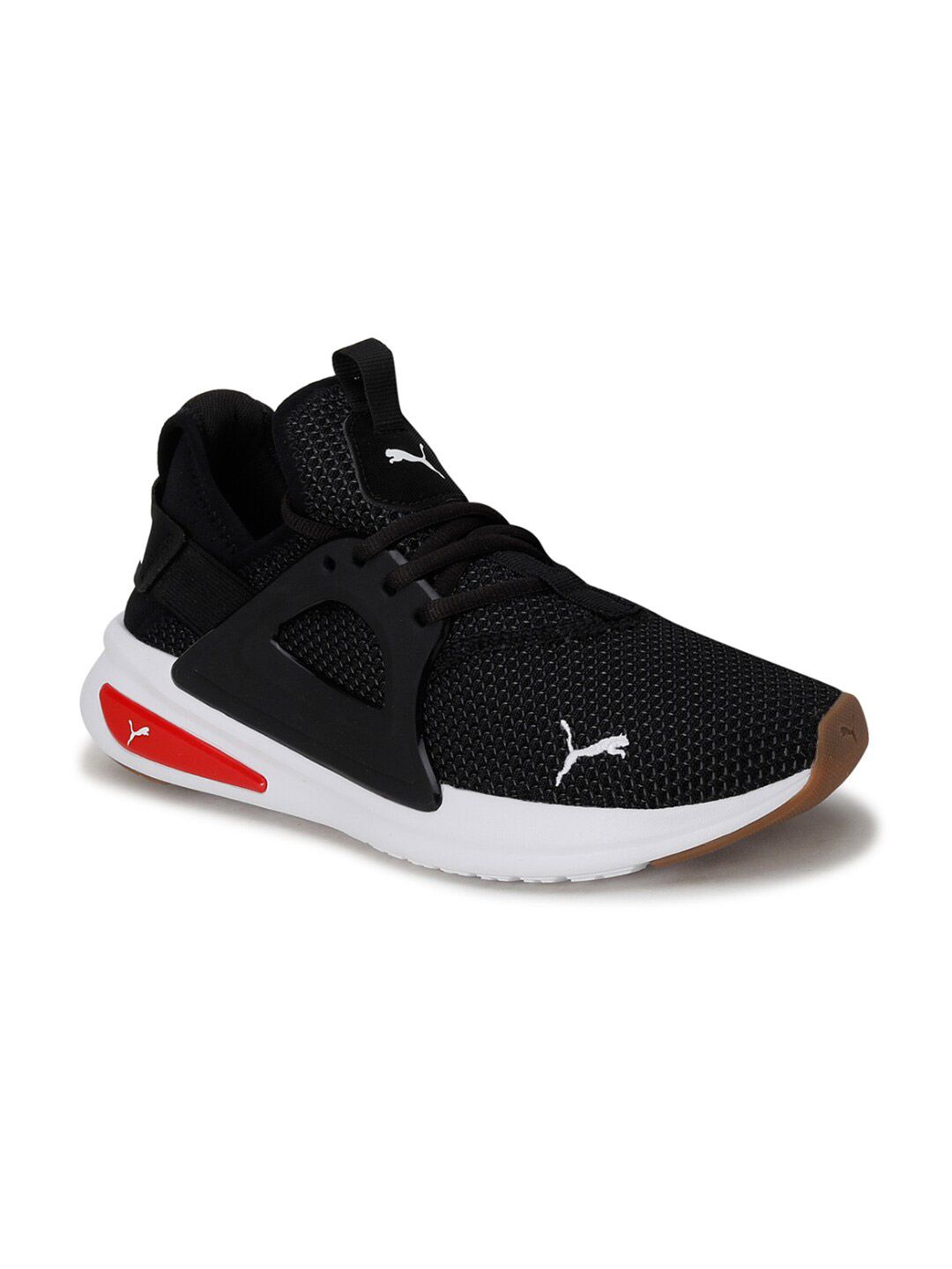 Puma Unisex Black Textile Running Shoes Price in India