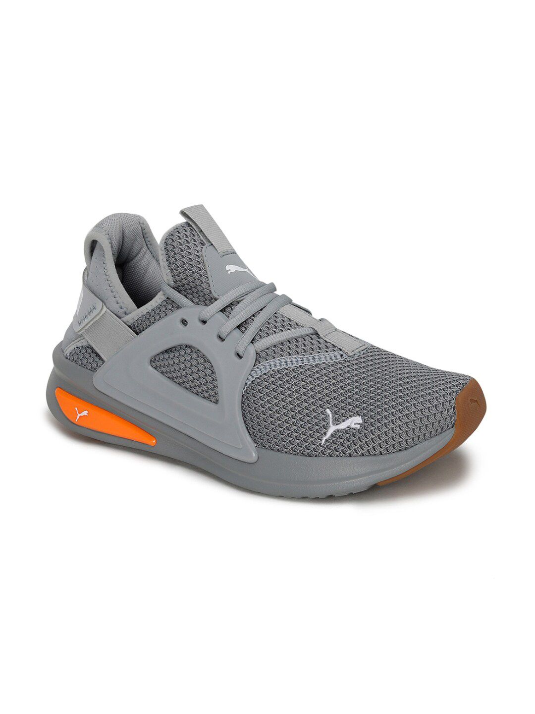 Puma Unisex Grey Textile Running Shoes Price in India