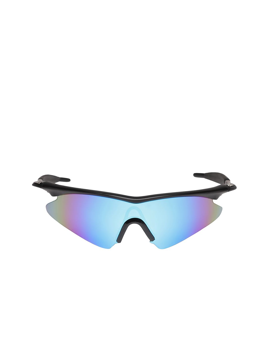 Omtex Men Purple Lens & Black Sports Sunglasses with UV Protected Lens