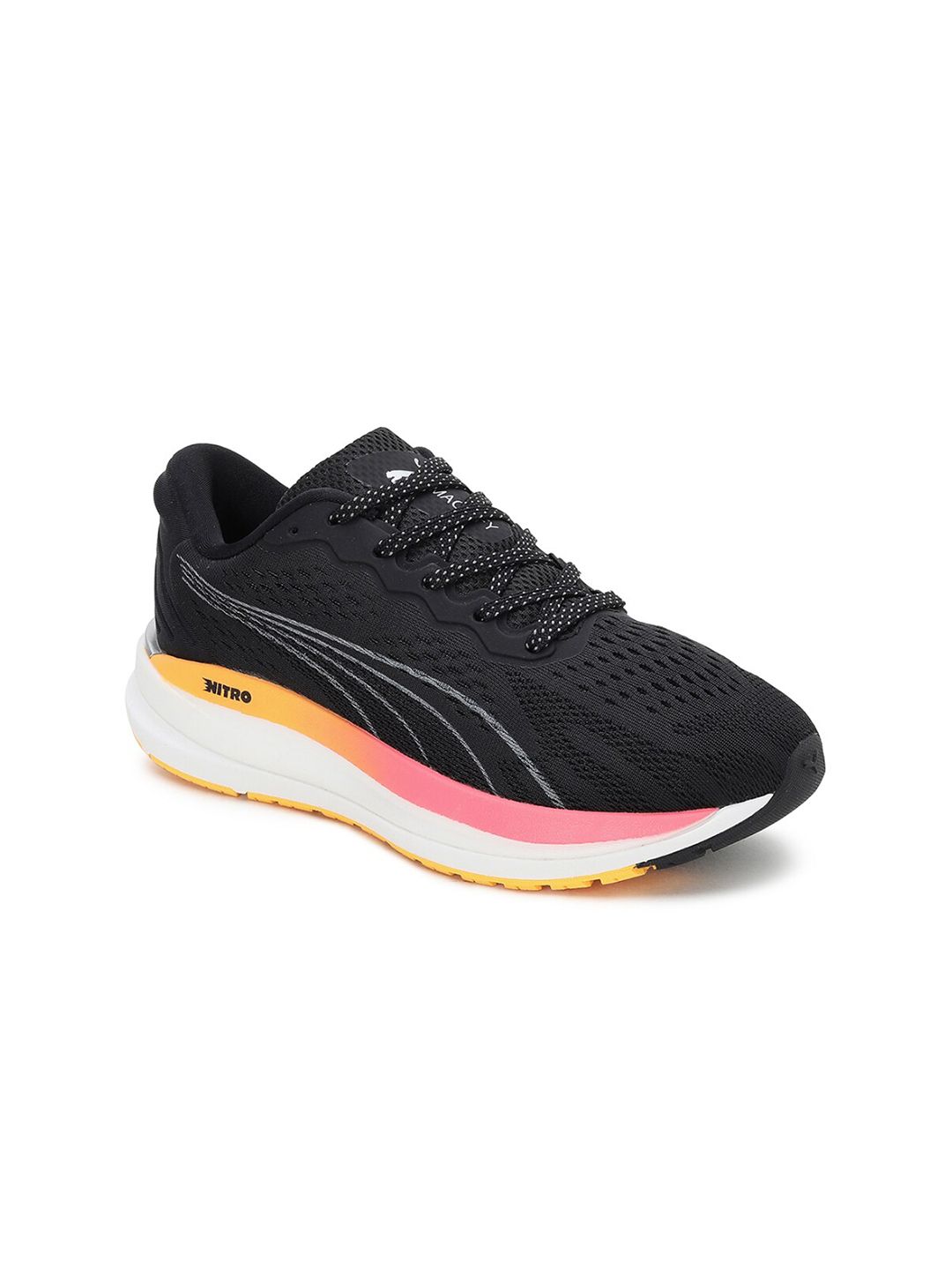 Puma Women Black Textile Running Shoes Price in India