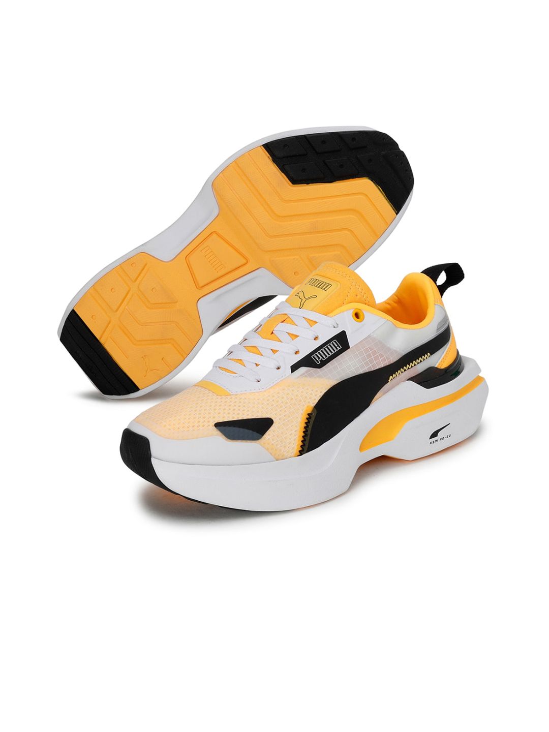 Puma Women White Colourblocked Sneakers Price in India