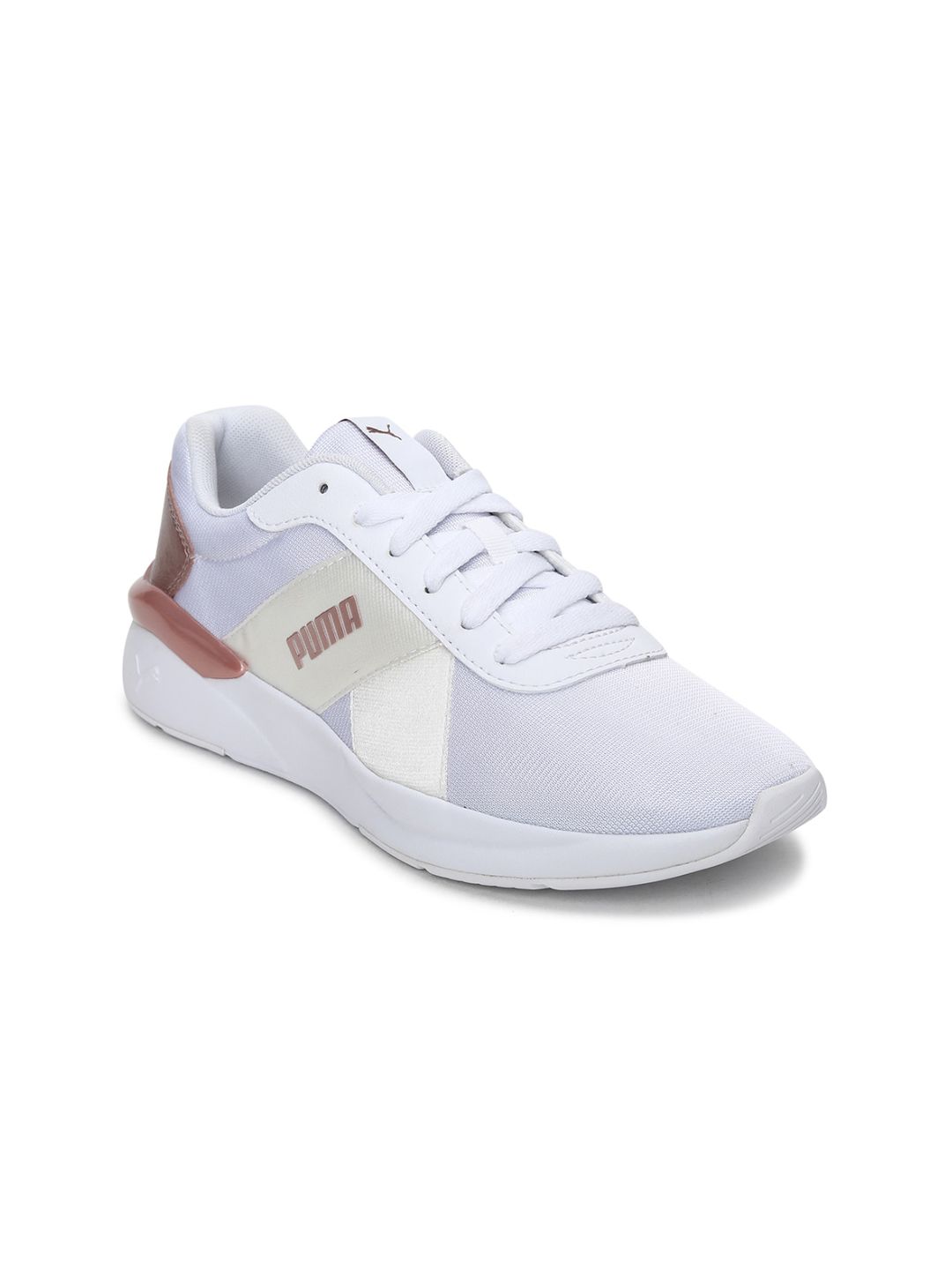 Puma Women White Colourblocked Sneakers Price in India