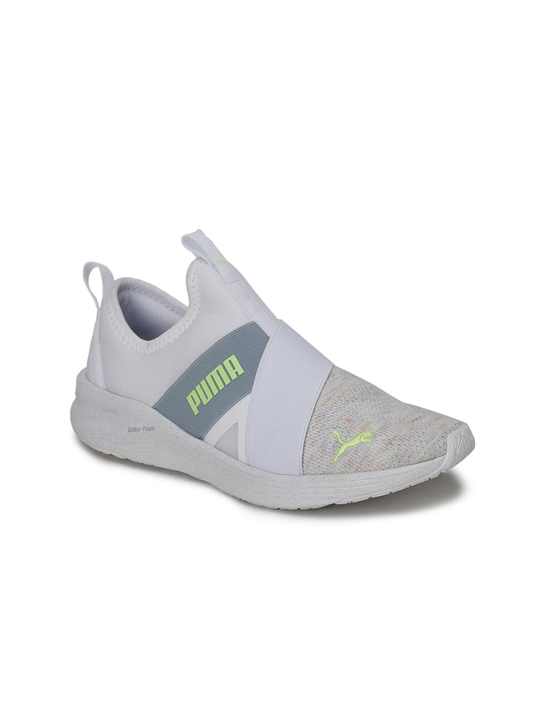 Puma Women White Textile Training or Gym Shoes Price in India