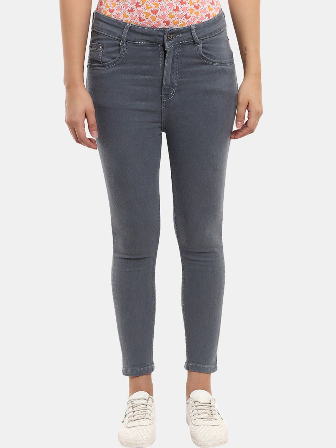 V-Mart Women Grey Jeans Price in India