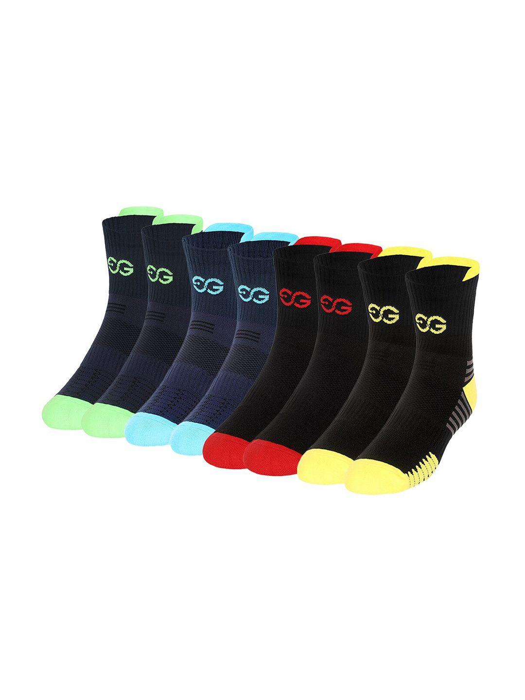 SuperGear Men Workout Pack of 4 Ankle Length Cotton Socks
