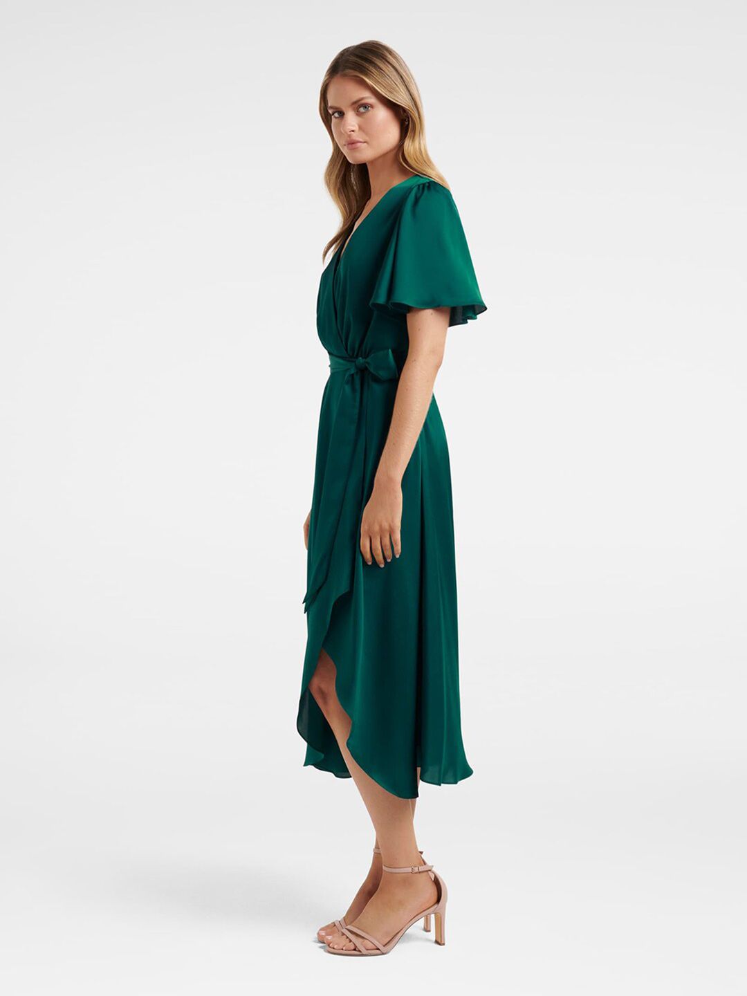 slim fit dress slacks Forever New Emerald Green Dress – WISI-Oi