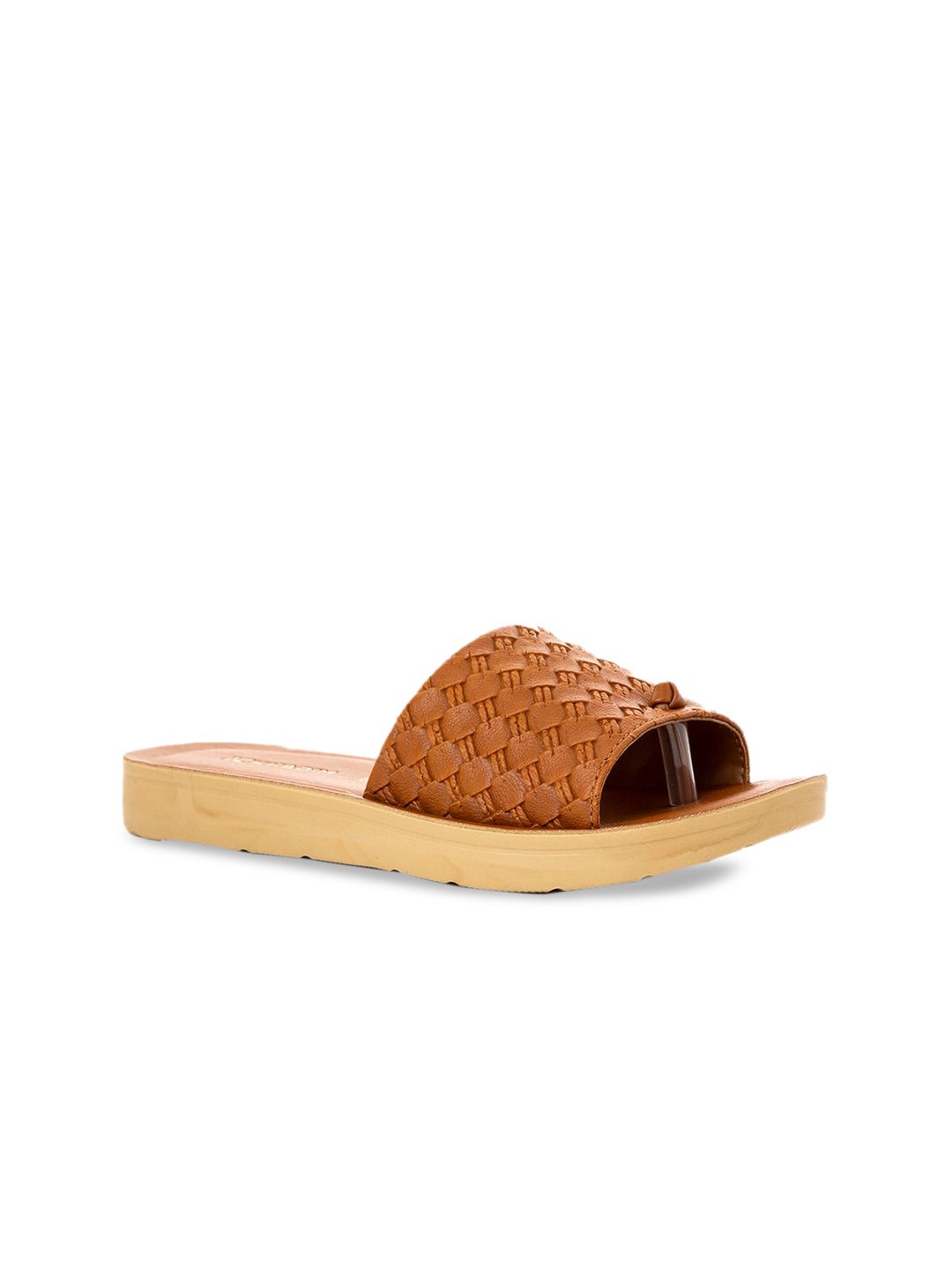 Khadims Women Tan Flats Price in India