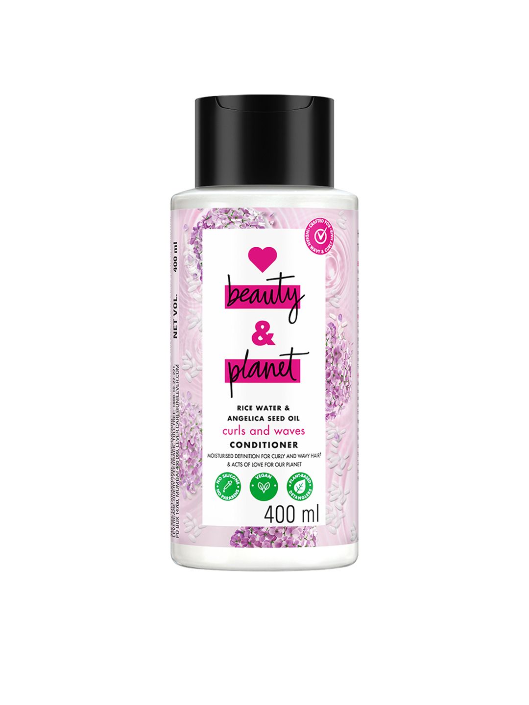 Love Beauty & Planet Curl Care Rice Water & Angelica Seed Oil Conditioner - 400ml