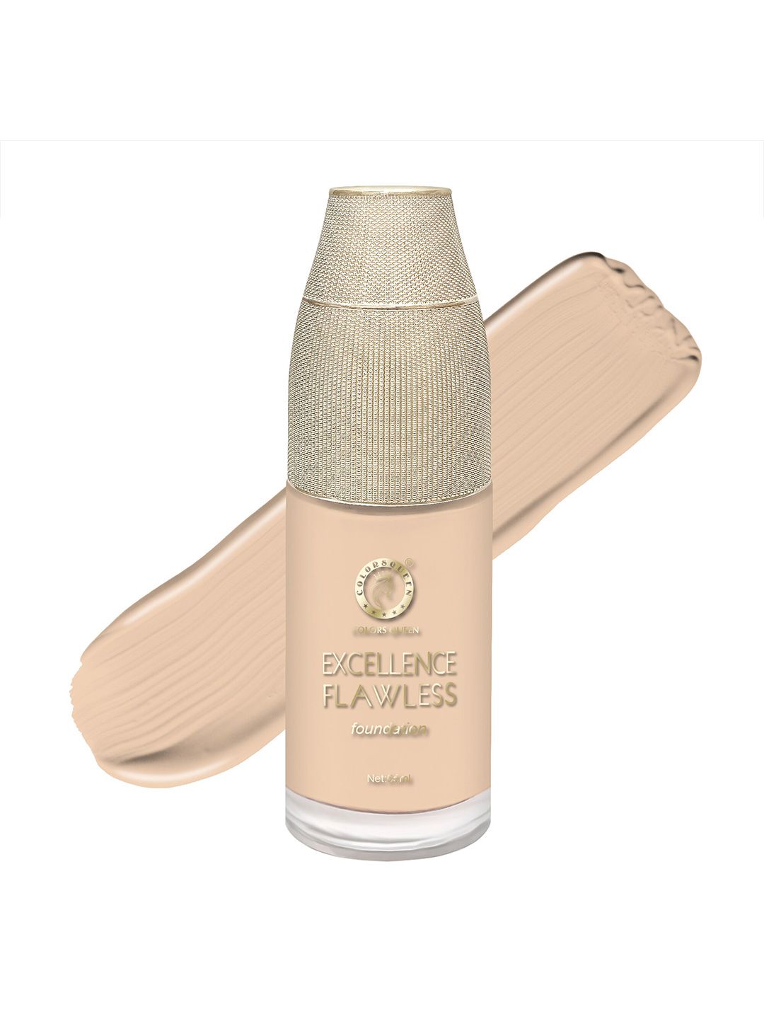 Colors Queen Excellence Flawless Oil Free Foundation - Beige 02 65 ml Price in India