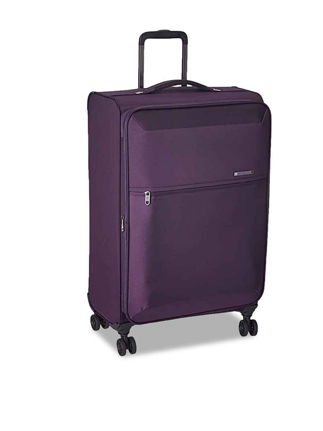 Samsonite Purple Solid Soft Sided Medium Trolley Suitcase Price in India