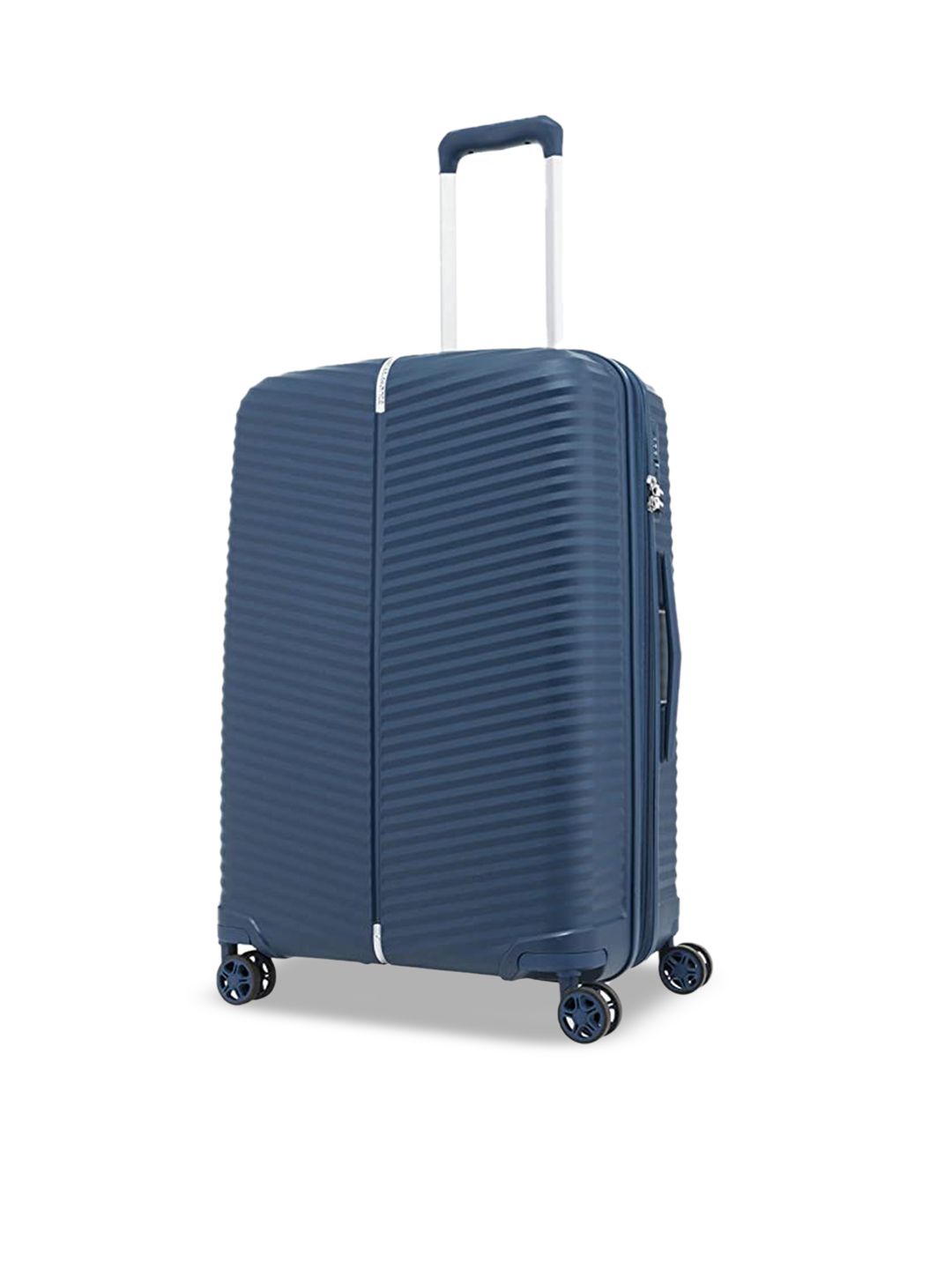 Samsonite Blue Textured Hard-Sided Large Trolley Suitcase Price in India