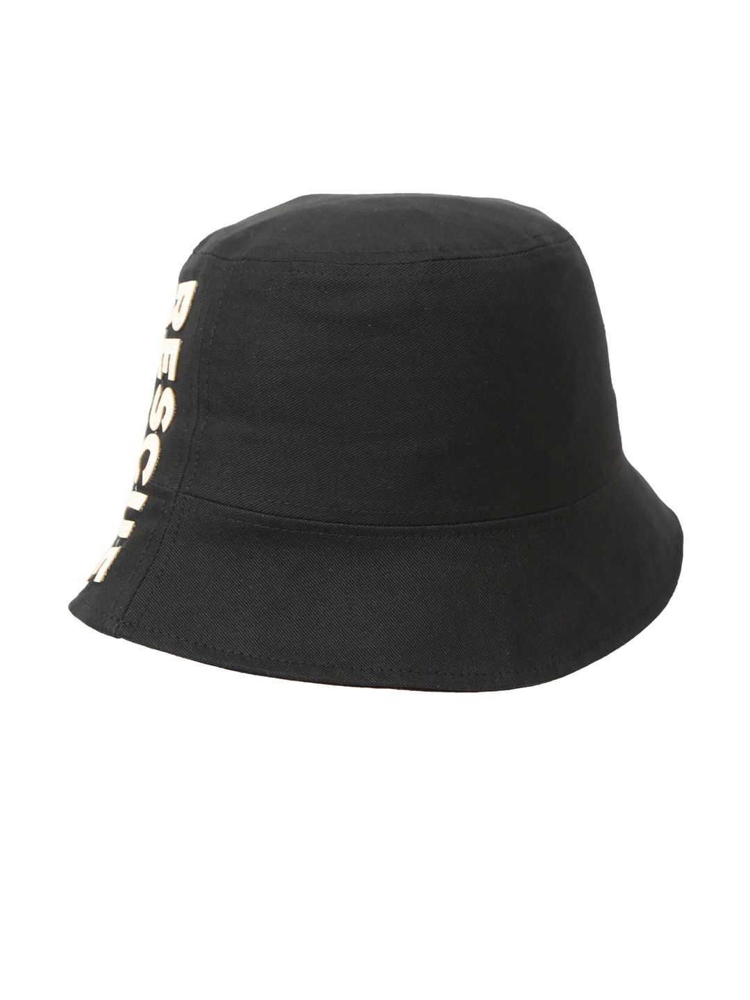 FabSeasons Black & White Printed Pure Cotton Bucket Hat Price in India