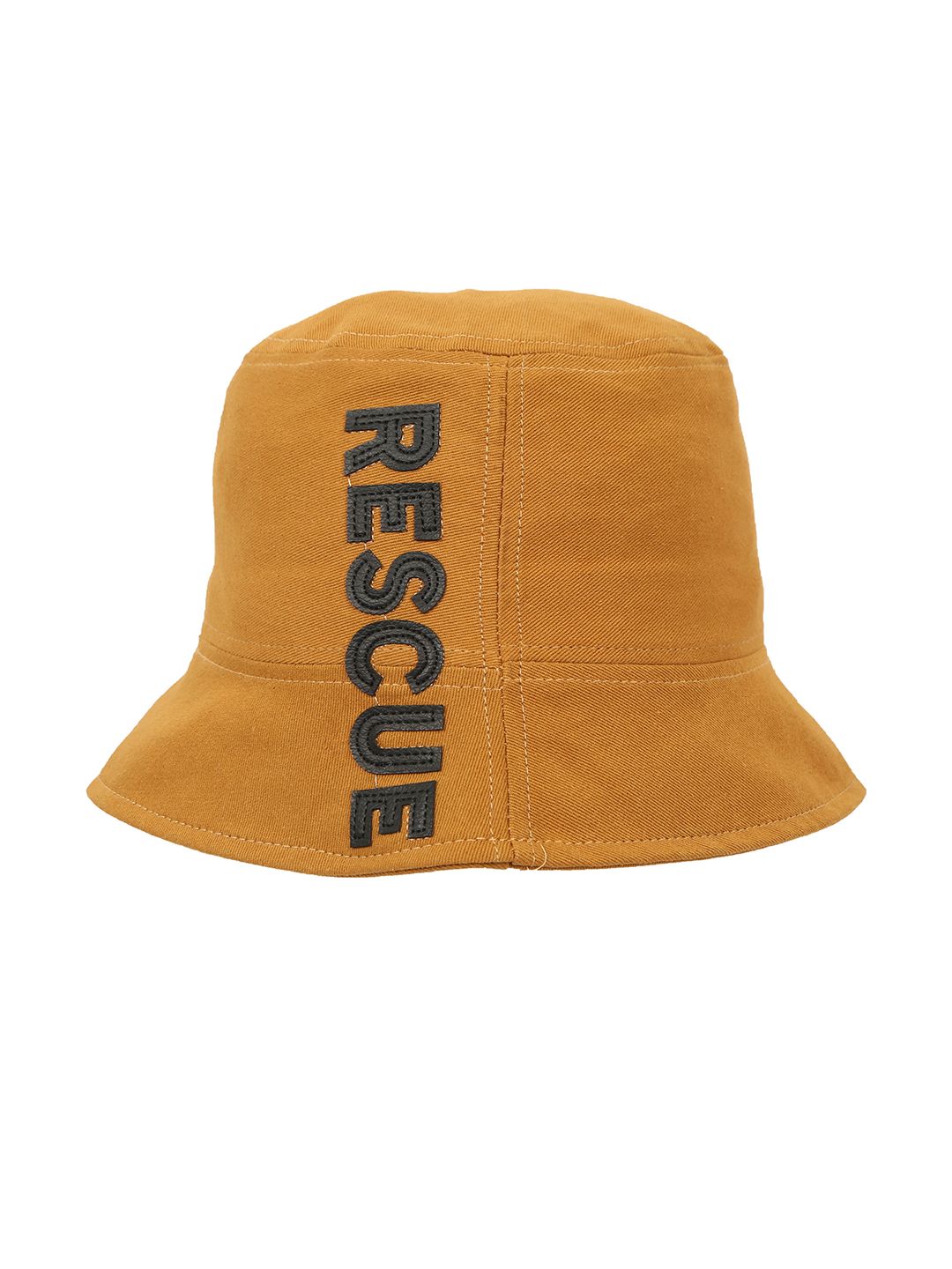 FabSeasons Brown & Black Printed Pure Cotton Bucket Hat Price in India
