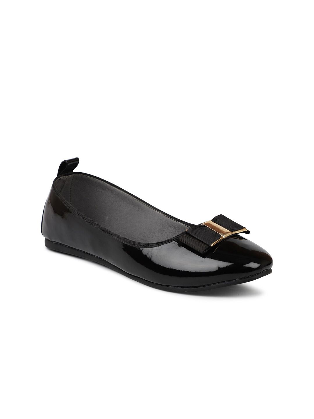 Inc 5 Women Black Slip-On Ballerina Flats Price in India