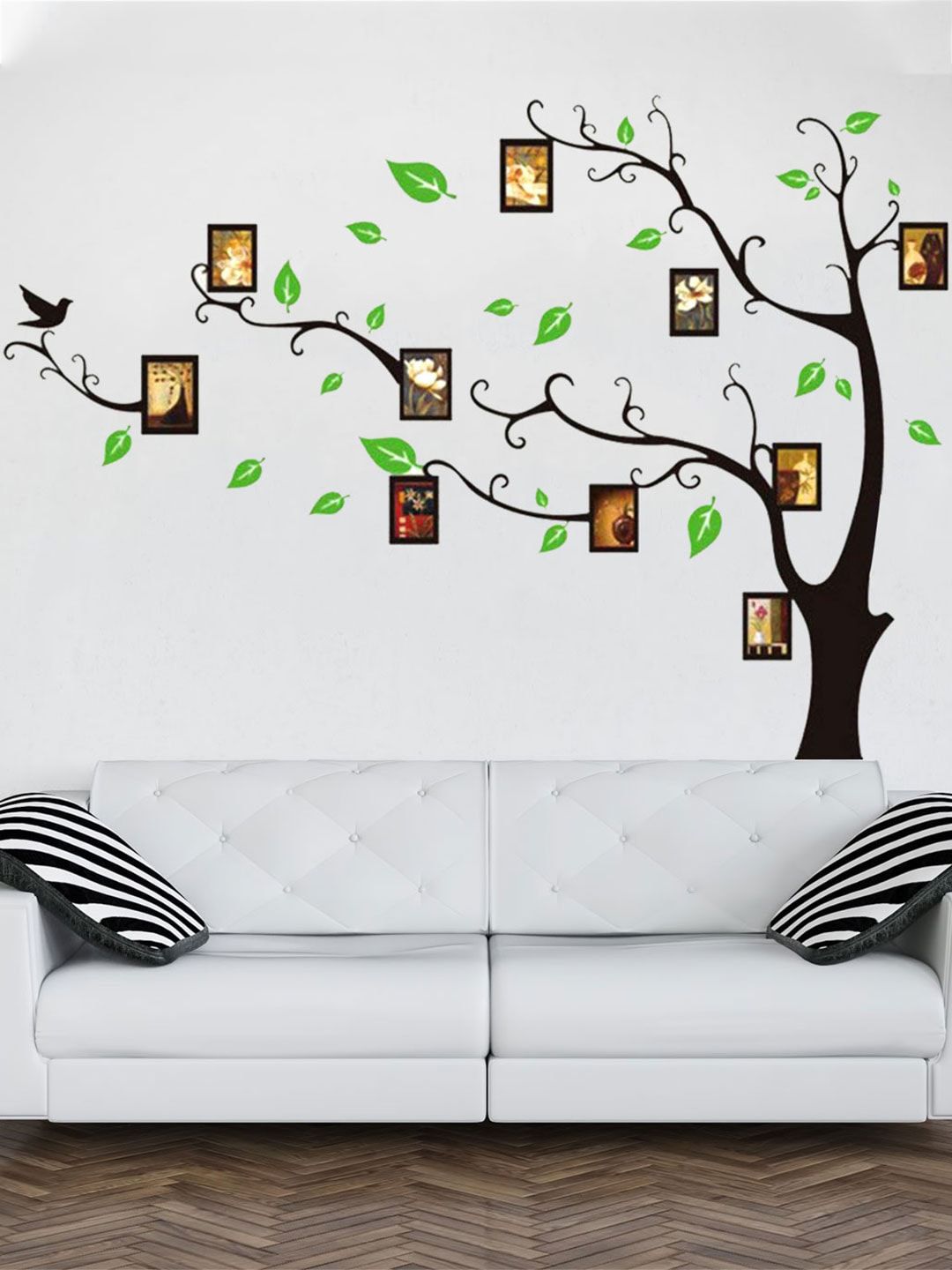 Art Street Black & Green Wall Decals and Stickers Price in India