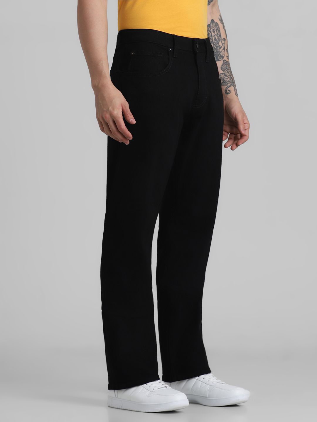 Black Ray Bootcut High-Rise Jeans