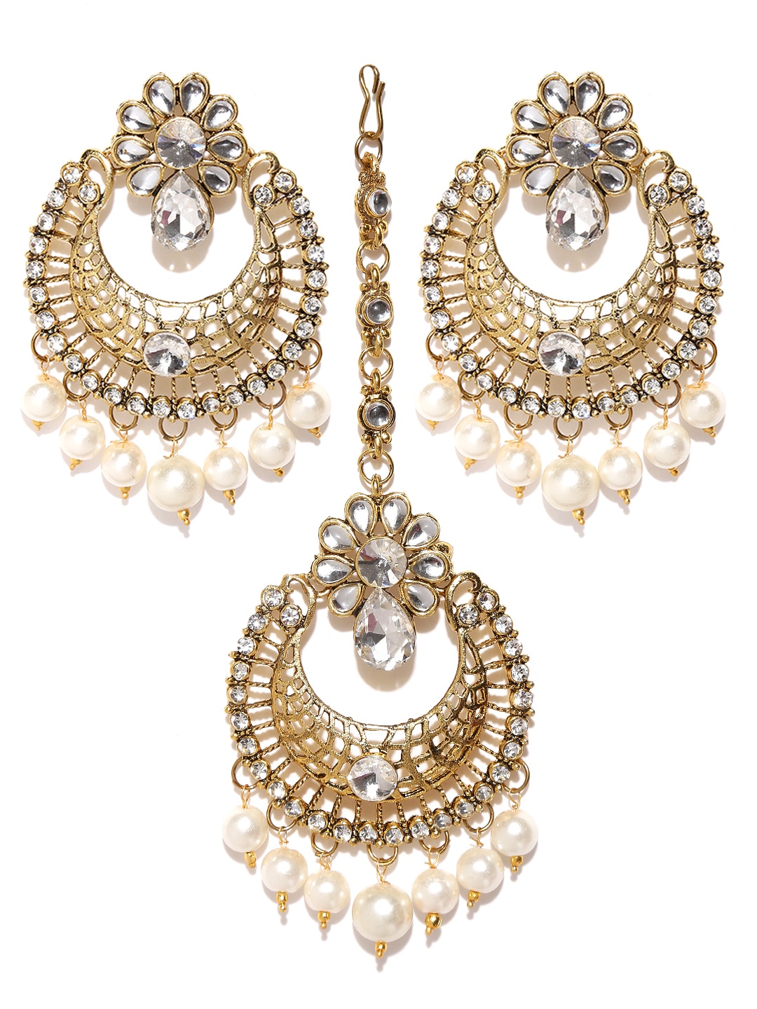 11496057187408 Sukkhi Gold Plated Stone Studded Jewellery Set 4221496057187300 1